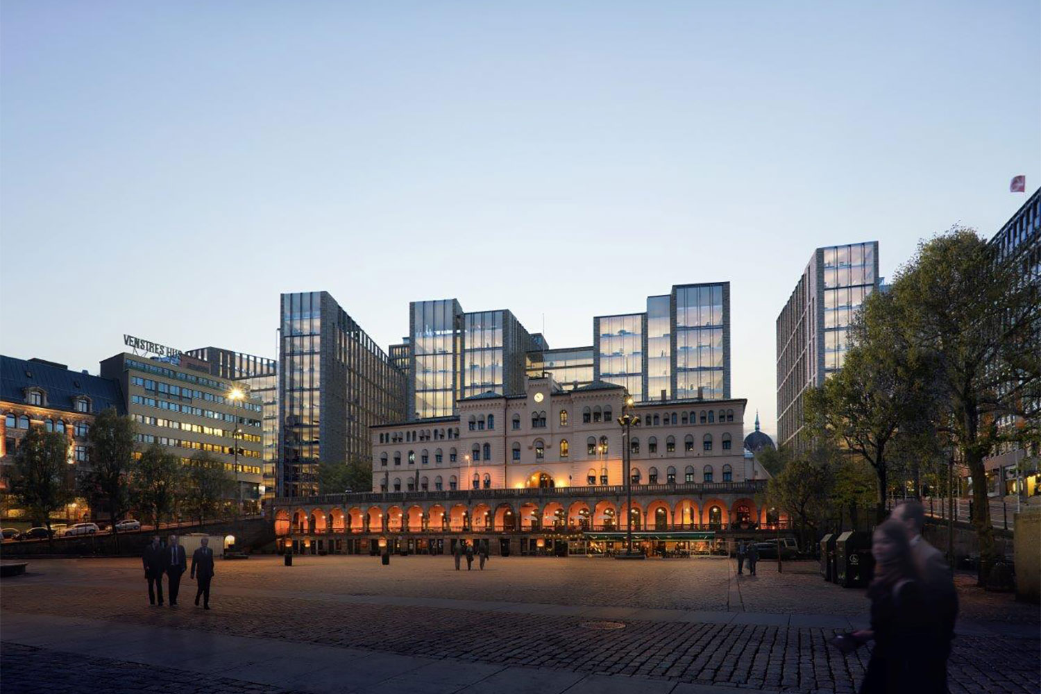 The new Government building in Oslo, Norway
